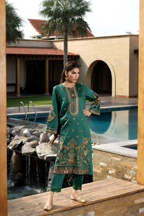 42206425-Embroidered 2PC